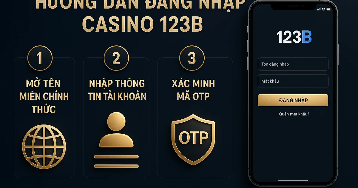 Những điểm đặc biệt trong quy trình truy cập 123B